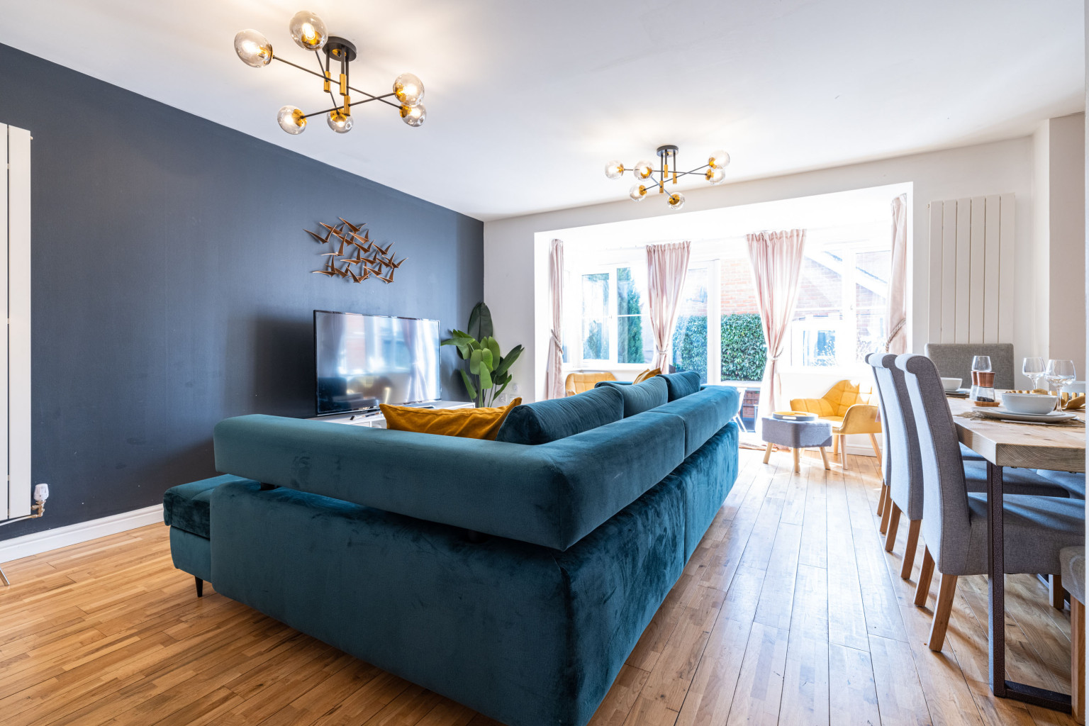 A spacious four-bedroom house perfectly located for work or play